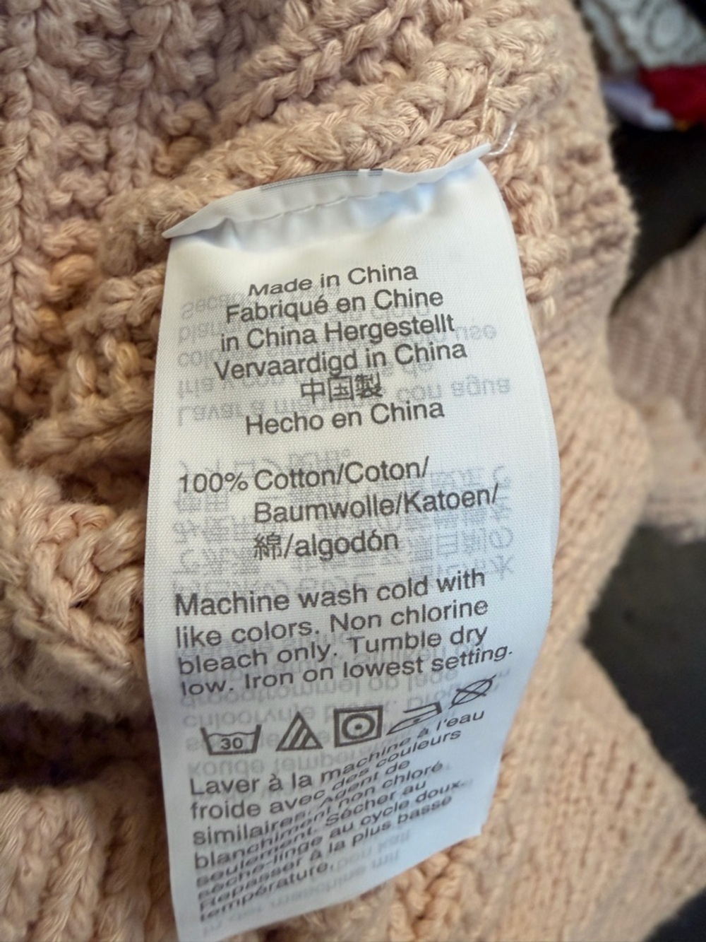 Madewell Pink Pom-Pom Sleeve Crewneck Sweater - Picture 4 of 4